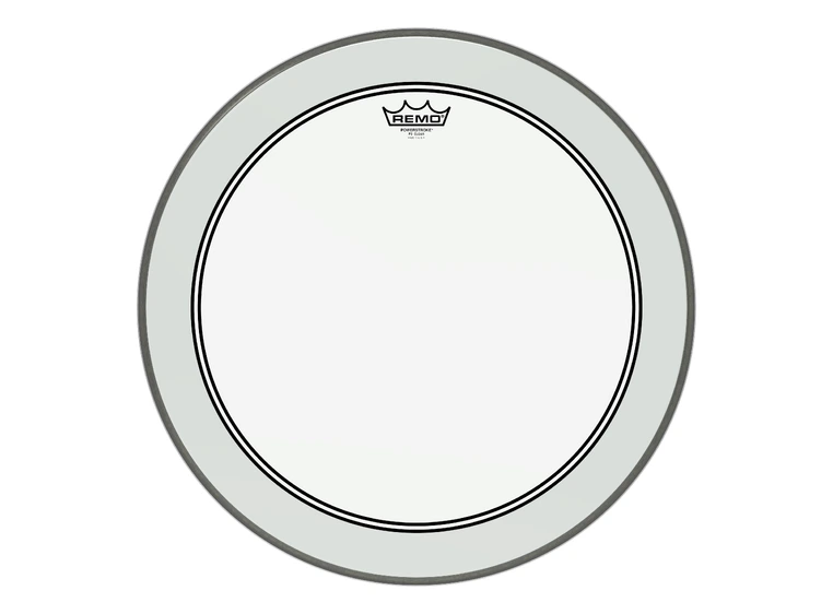 Remo P3-1320-C2 Powerstroke 3 Clear m/Slam Patch 20 Basstrommeskinn 